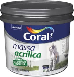 MASSA ACRÍLICA BRANCO 25KG - CORAL