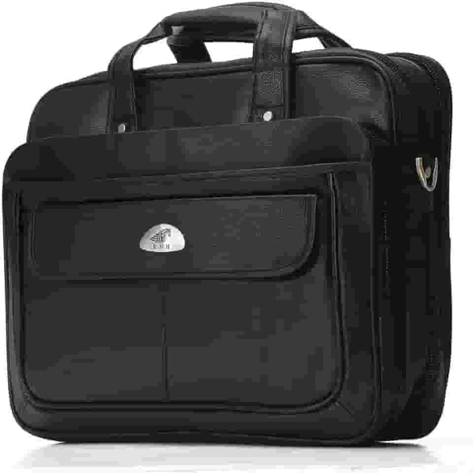 KVN Maleta Executiva Impermeável para Advogado, Médico e Professor com 6 Compartimentos e Alça de Ombro Ajustável