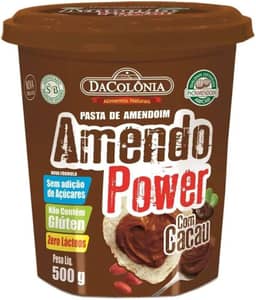 DaColônia Amendopower Pasta De Amendoim Com Cacau Zero 500G