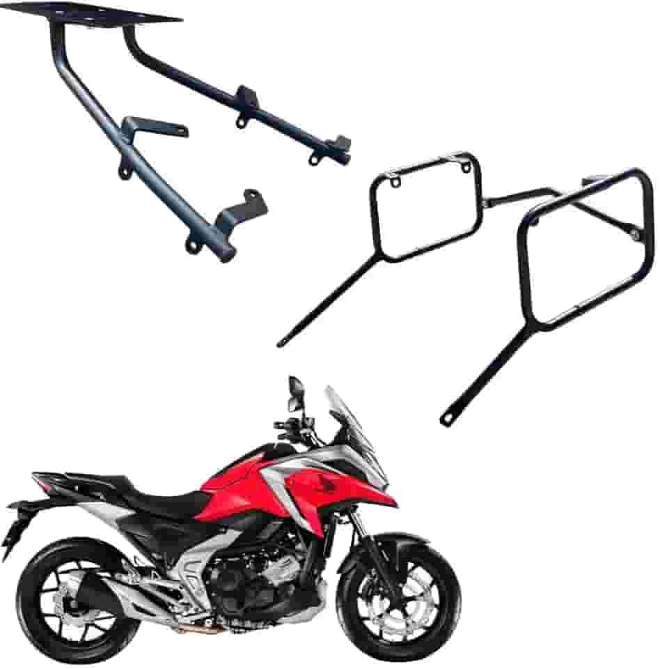 KIT SUPORTE DE BAU + AFASTADOR ALFORGE NC 750 X 2022 2023 2024 2025 NC750X GBS