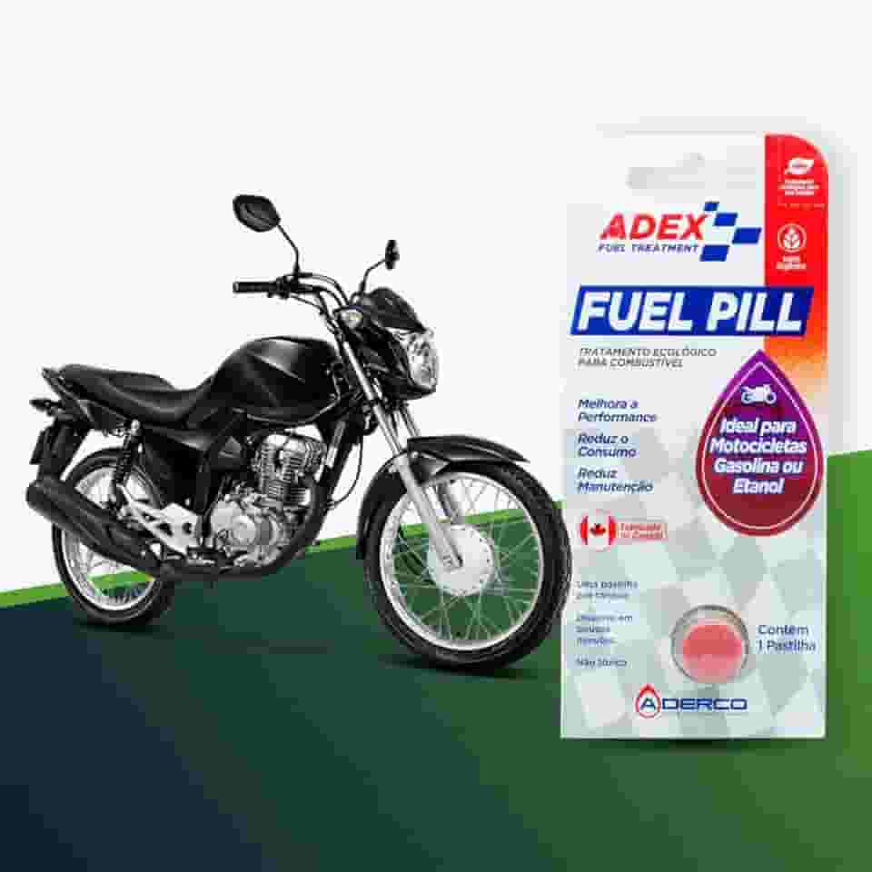 Kit 5 Un Aditivo Sólido Para Combustível MOTO Adex Pastilhas