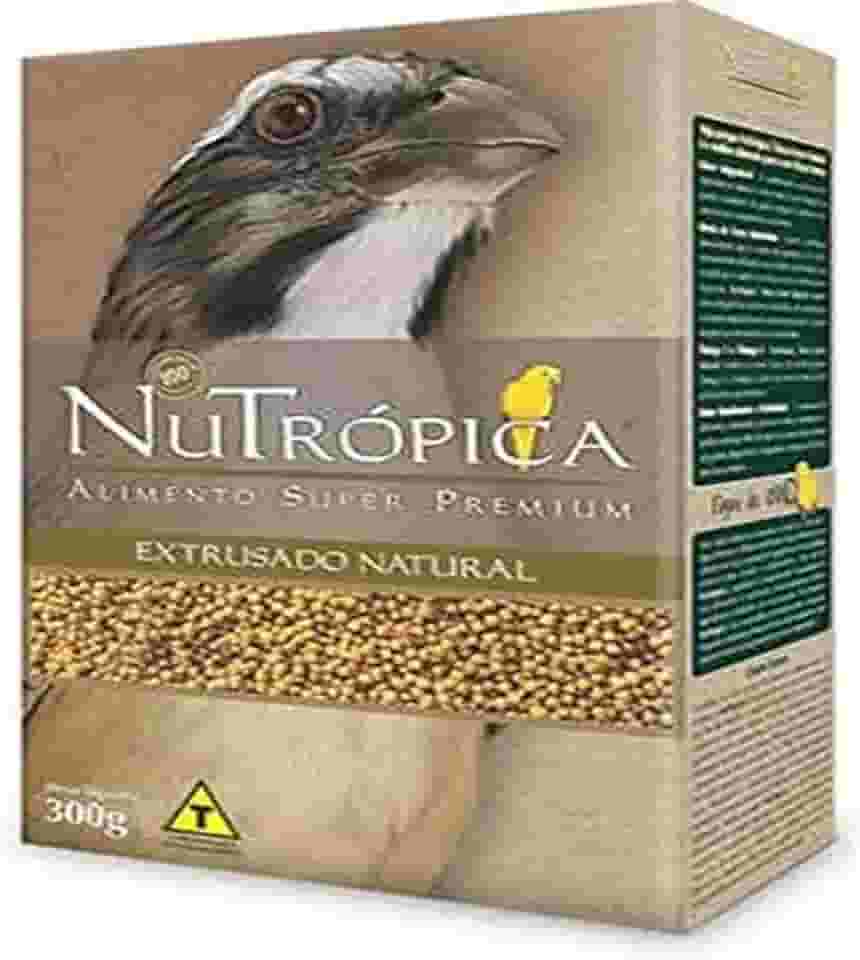 Raçao Nutrópica Trinca Ferro Natural 300g para Pixarro'