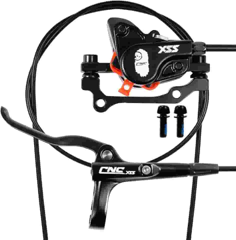 CNC Conjunto de freio a disco hidráulico MTB, freios a disco hidráulicos para mountain bike, dianteiro direito, 800 mm, esquerdo, traseiro, 1450 mm, freio hidráulico, preto