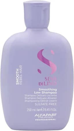 Alfaparf Milano Semi Di Lino Smooth Shampoo – Para cabelos com frizz – Efeito liso e sem frizz - Sem Sulfato – Fórmula Vegana – Controla, hidrata e alisa os cabelos – Qualidade profissional de salão 250ml