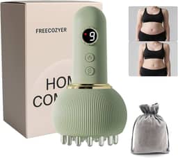 Massageador de drenagem linfática e massageador de celulite - máquina de lenços profundos com tecnologia multimodo, terapia de calor e luz, para pernas, braços e barriga, máquina de