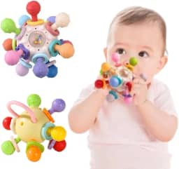 Genérico Mordedor Infantil Brinquedo de Bebê Flexível 360 Livre BPA