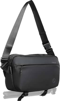 ULANZI Bolsa Transversal para Câmera, Case Resistente à Água com Suporte para Tripé, Mochila Crossbody para DSLR/SLR/Mirrorless - Preta 10L