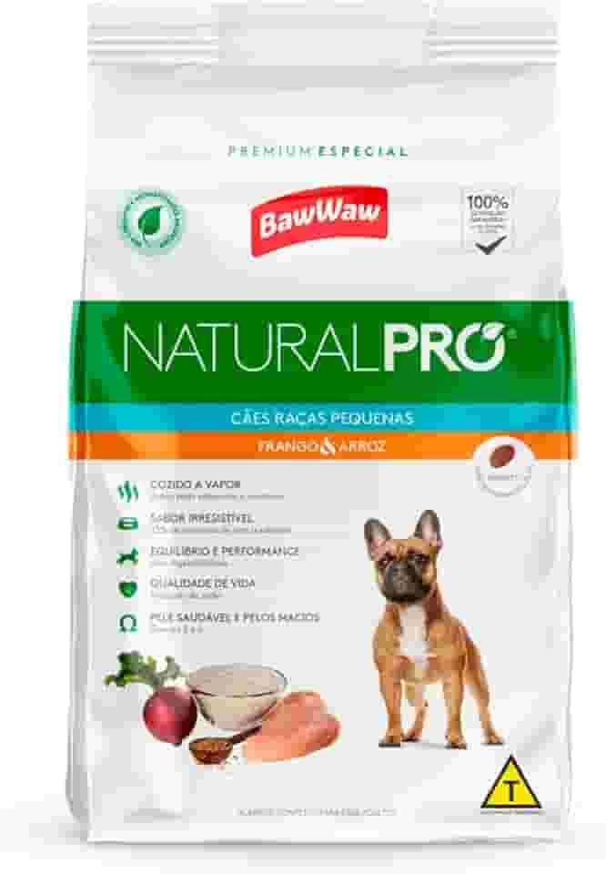 Natural Pro Alimento Para Cães Rpm Frango e Arroz Baw Waw NATURAL PRO para Todas Grande Adulto - Sabor Frango 1kg
