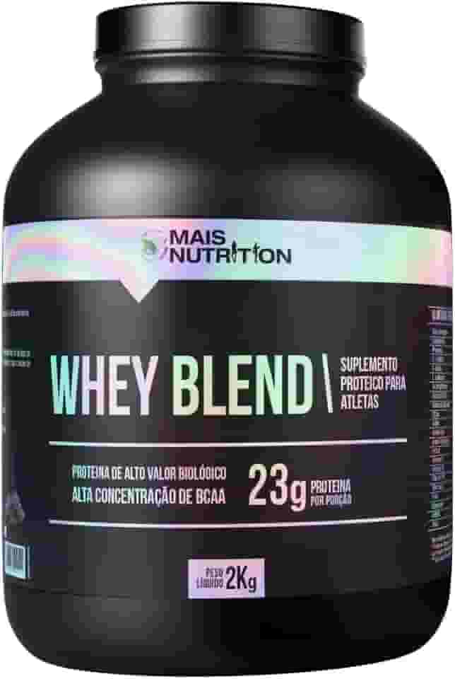 Mais Nutrition Whey Blend Sabor Morango 2Kg Pote