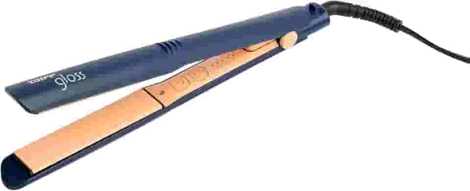 Chapa Taiff Gloss Profissional, 230° azul, cerâmica, Bivolt