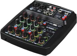 CMX4CC - Mesa de Som 4 Canais com Interface USB, Bluetooth e Efeitos - Preta