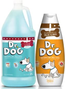 Kit ELIMINA ODORES PET Bamboo+ Shampoo Clareador Pet Cães e Gatos HIdratante e Neutralizador de odores, PH equilibrado, Anti Alérgico, Branqueador manchas lágrima ácida, shihtzu, lhasa apso