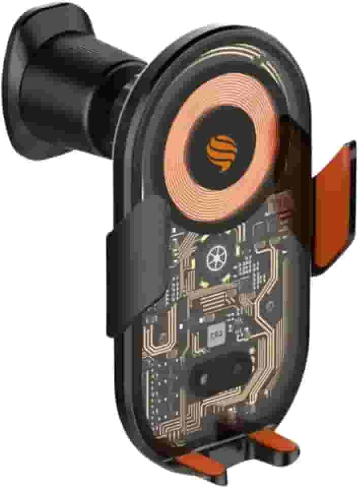 Suporte Veicular com carregamento por indução, sensor infravermelho garra automatica