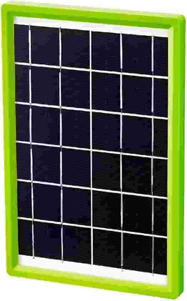 Painel Solar Portátil 6W com Cabo 5 em 1 – Carregador Ecológico para Celulares e Dispositivos em Acampamentos, Trilhas e Emergências
