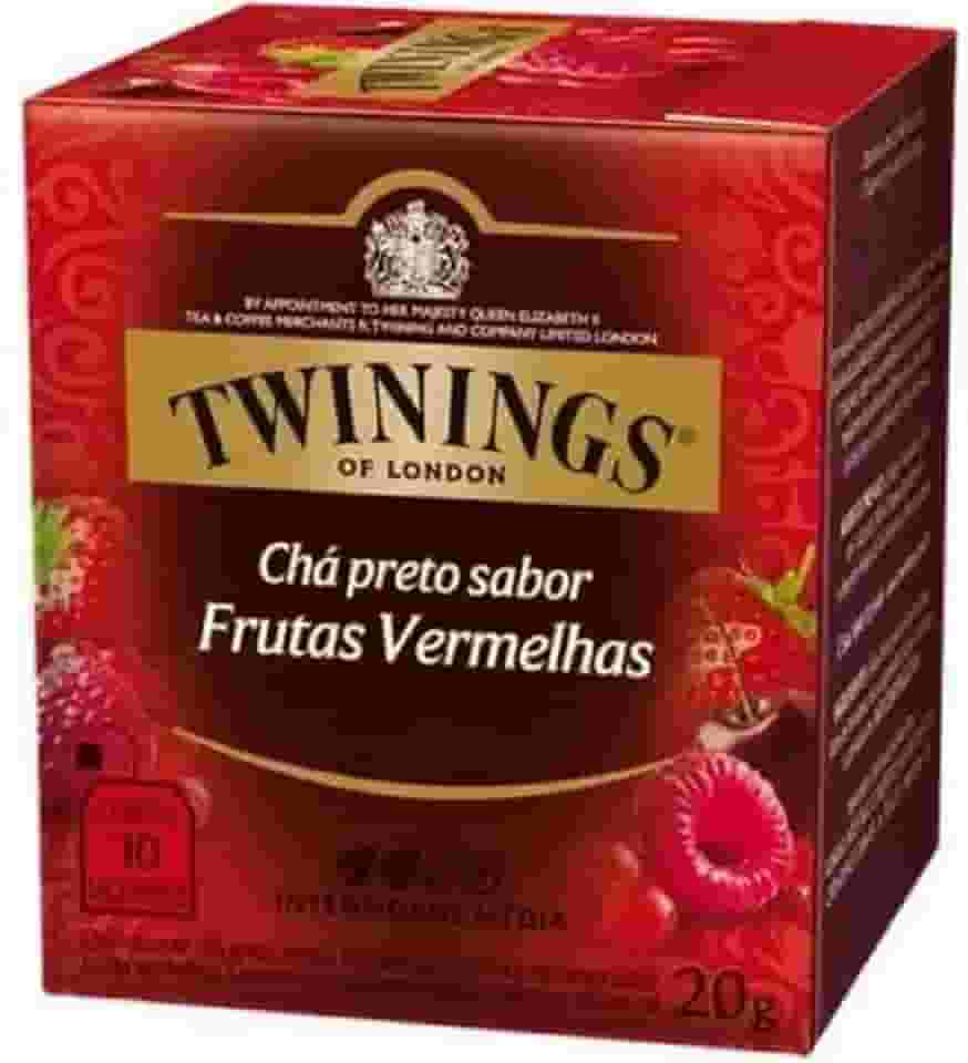 Chá Preto Frutas Vermelhas 20G - Caixa com 10 Unid