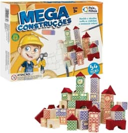 Pais & Filhos - Brinquedo Mega Construção, 45 Peças