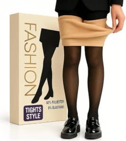 Meia Calça Termica Veludo Preta Translúcida Tamanho Único (36 Ao 44) - Confortável Resistente Forrada Para Frio Extremo Inverno Feminina Casual