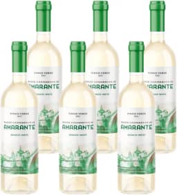 Kit Vinho Amarante Verde Branco 750ml 6 unidades