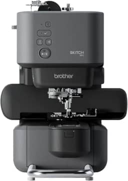 Brother Máquina de bordar de agulha única Skitch alimentada pelo aplicativo móvel Artspira necessário, área de bordado de 10 x 10 cm, conectada por Bluetooth