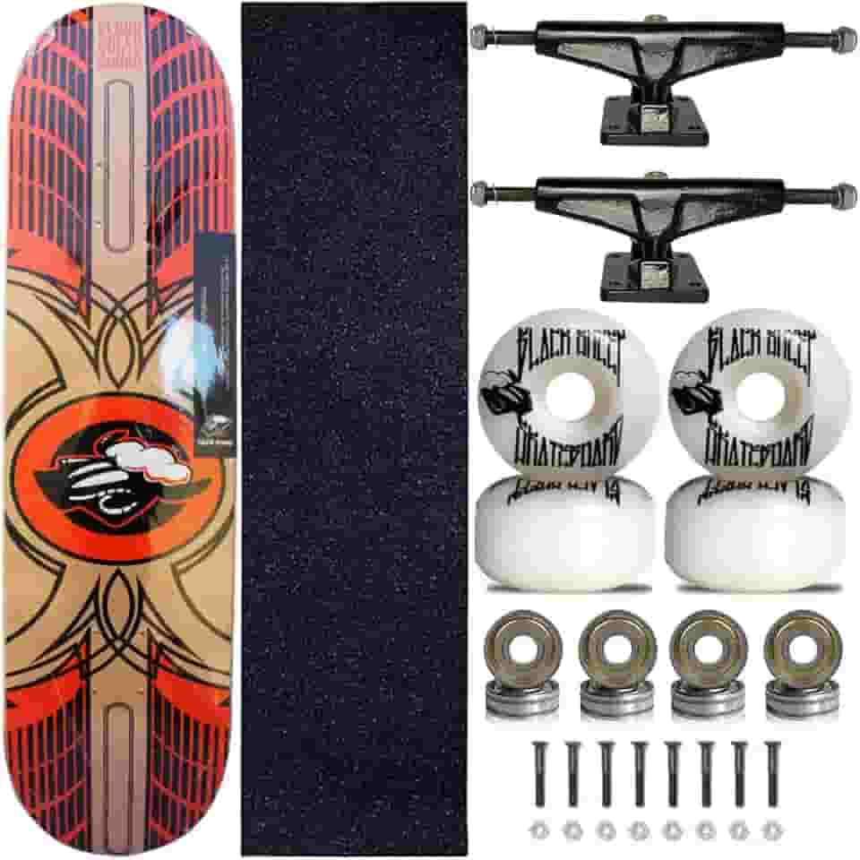 Skate Profissional Completo Shape Black Sheep 8.0 Tag Orange
