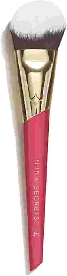 EUDORA NIINA SECRETS MAKE PINCEL MULTIFUNCIONAL Duo Fiber e Super Macias, Multifuncional, Para Base, Corretivo, Blush e Contorno