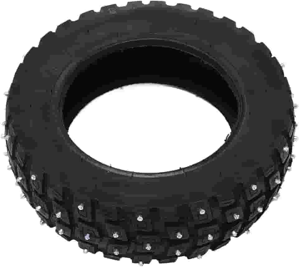 255x80 Scooter de Borracha de Borracha Tire Com Unhas Anti -skid, Impede Pneus Furados para Dias de Neve e Chuva