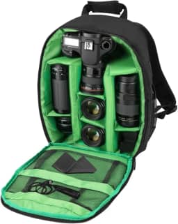 Resistente à Água, Removível Internamente, Mochila Fotograficam, Bolsa para Camera Fotografica, Bolsa Camera, Mochila Profissional Fotógrafo para Câmera Fotográfica Dslr e Acessórios