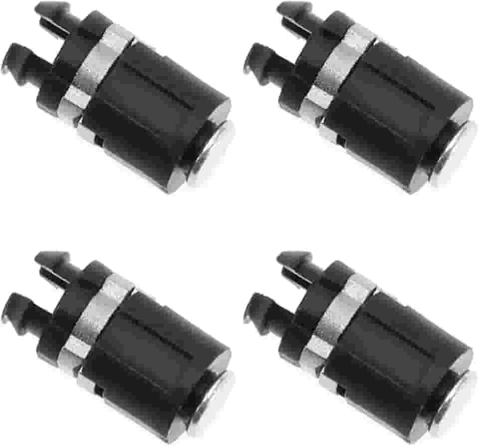 eMagTech 4 peças de eixo de dobradiça compatíveis com o sistema de console Gameboy Advance SP acessórios de substituição de videogames 12 x 5,7 mm, preto