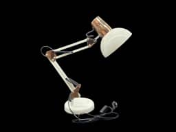 Luminária Articulável Mesa E Bancada Multiuso Sofisticada (Branco)