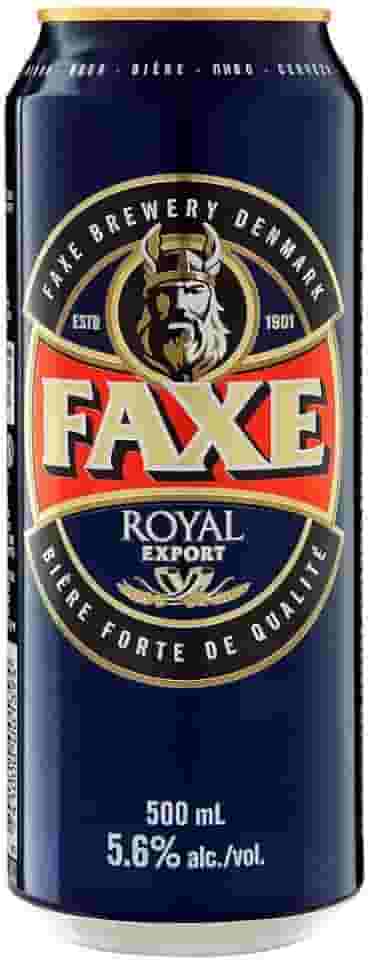 Cerveja Faxe, Royal, Lata, 500ml 1un
