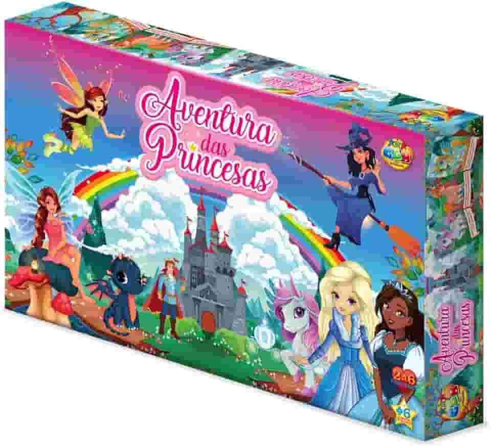 Jogo de Tabuleiro Aventura das Princesas, GGB Plast