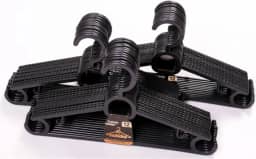 Kit Com 50 Cabides Reforçado Para Roupas Antideslizantes Calça Camisa Calça e Casacos Gravatas Cintos Cabides Multiuso CSCABIDES