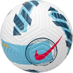 Nike Strk-Fa21 Futebol americano, branco/azul cloro/vermelho sirene, 5