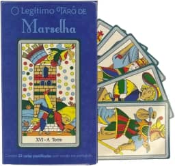 O Legítimo Tarô Marselha 22 Cartas Plastificadas Com Manual