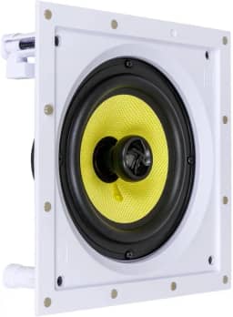 Caixa Acústica de Embutir JBL CI6S Plus Arandela Quadrada 160W