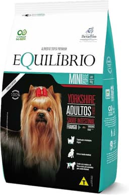 RAÇÃO CÃES EQUILIBRIO RAÇAS MINI ADULTO YORK FRANGO 1KG