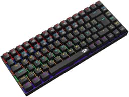 Teclado Mecânico Gamer Redragon Phantom Iluminação Rainbow Preto 75% Switch Brown K629-KB (PT-BROWN)