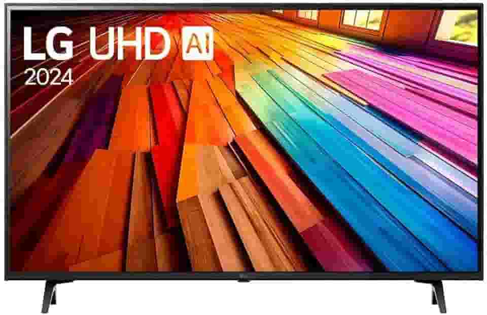 Smart TV 4K 43' LG UHD 43UT8000 Processador α5 Ger7 AI Alexa/Chromecast integrado Otimizador de Jogos webOS 24 compatível com Controle Smart Magic