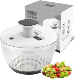 6L Secador de Salada Centrifuga, Seca Salada, Centrifuga de Frutas, Desidratador de Alimentos, Grande Salada Spinner