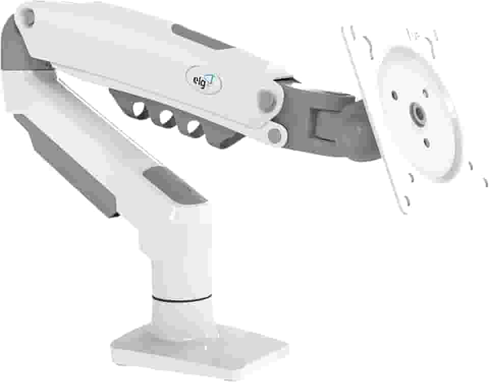 Suporte Articulado de Mesa com Pistão a Gás para Monitores de 17' a 35' Branco - F80W ELG