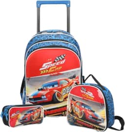 Santino, Kit Infantil Speed Car Champion by Santino Poliéster SCK10U Azul Marinho