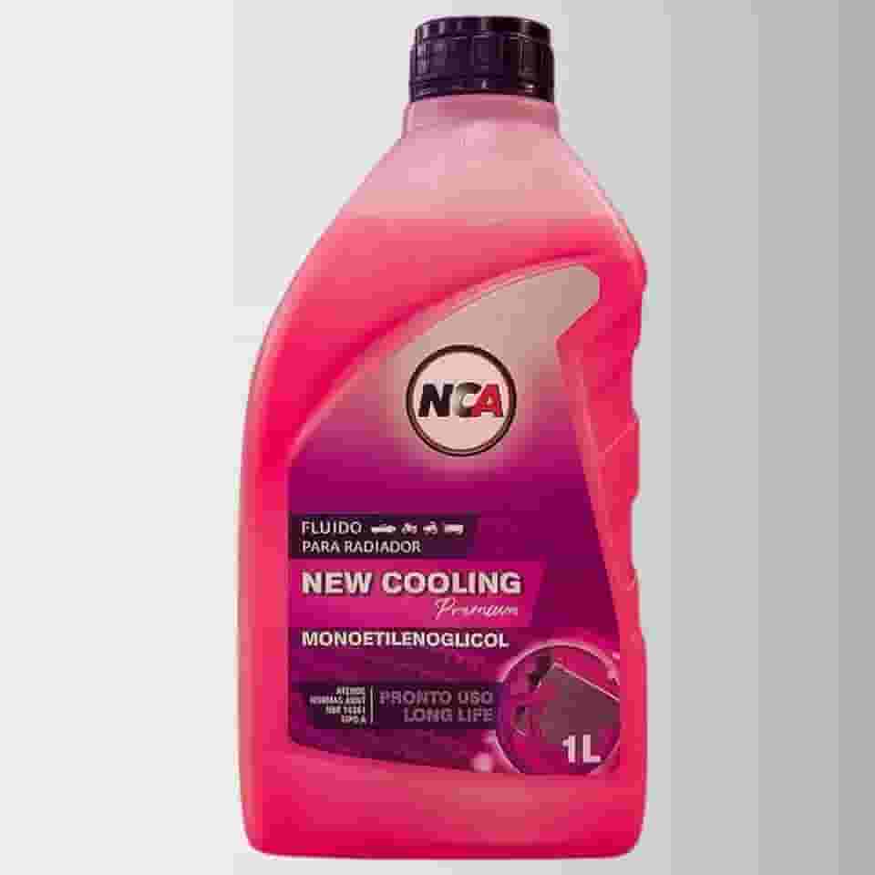 Aditivo Radiador Premium NCA 1L | Monoetilenoglicol MEG | Pronto Uso | Anticorrosivo Antifervura | Norma ABNT | ISO 9001
