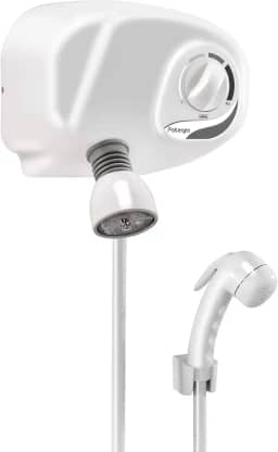 Ducha Com Pressurizador Potenza 4 Temperaturas Cardal Branco Pequeno