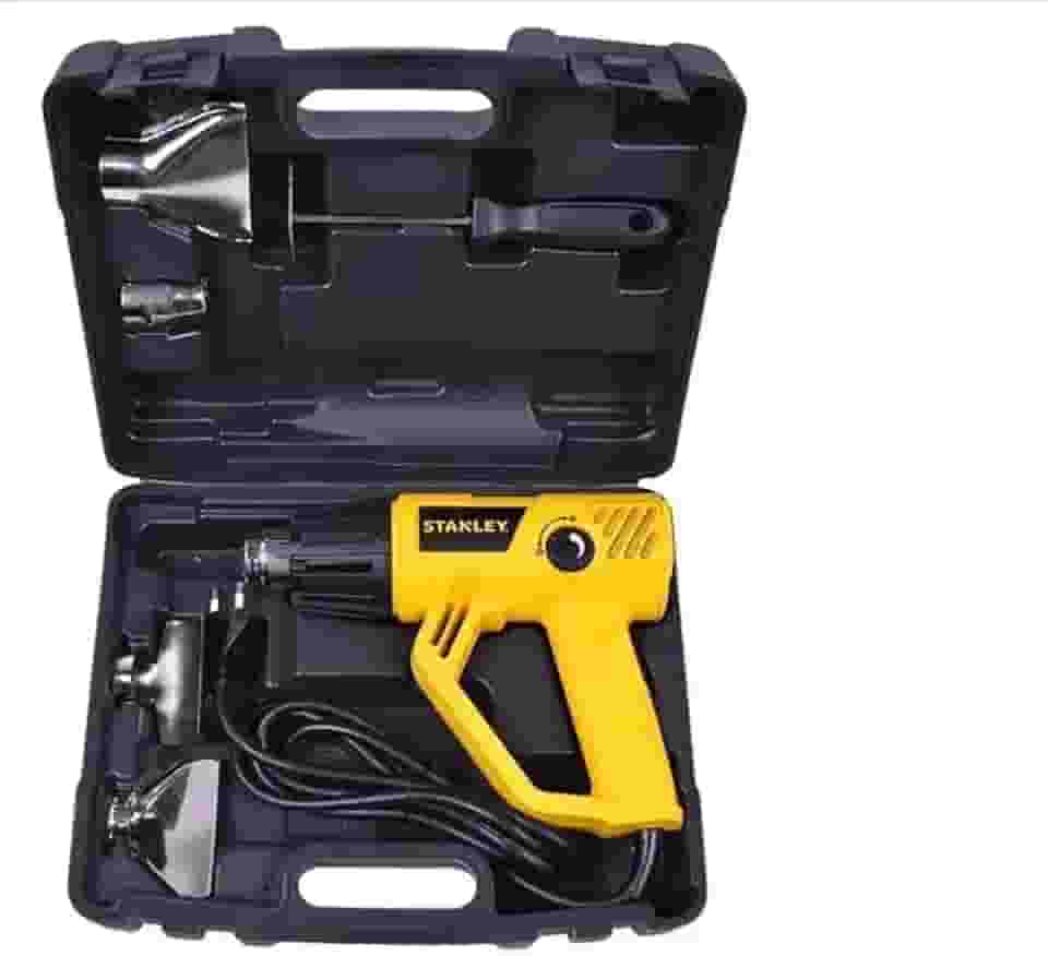 Stanley Soprador Térmico com Maleta de Ferramentas e 5 Acessórios, Ajuste de Fluxo e Temperatura Variáveis, Potência 1800W, Modelo STXH2000K, 220V