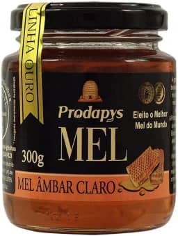 O Melhor Mel do Mundo Prodapys - Âmbar Claro - Pote de Vidro 300g + Super