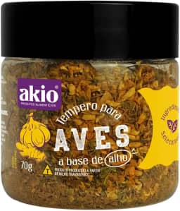Akio Tempero Aves 70G A Base De Alho