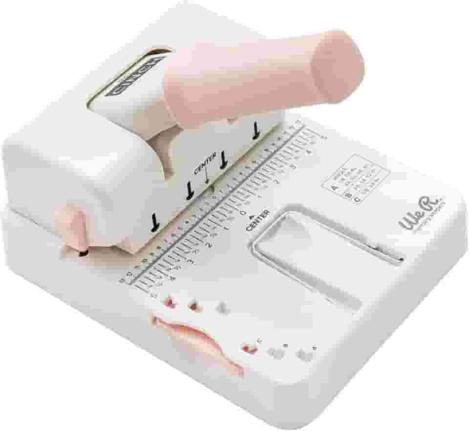 Encadernadora Mini Cinch Cogumelo Disc - We R Branco