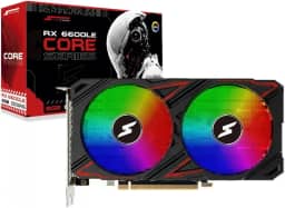 Placa de Vídeo SuperFrame RX 6600LE Core 8GB GDDR6 RGB Preto