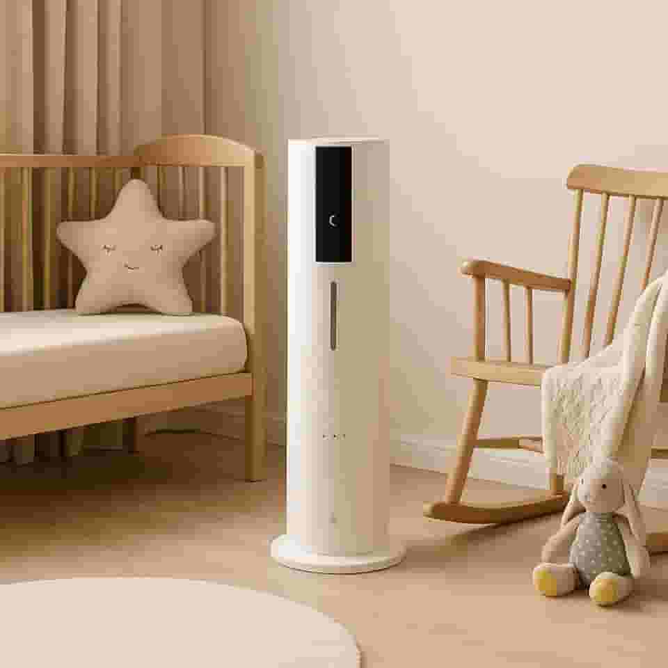 Umidificador de Ar Ultrassônico Digital, 9 Litros, Touch Screen, Branco, Bivolt