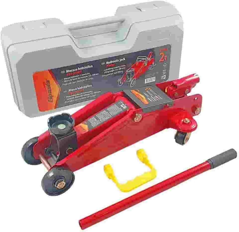 Sparta Macaco Hidráulico Tipo Jacaré De 2 Toneladas Com Elevação De 125-300 Mm